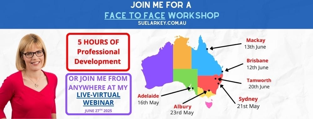 Sue Larkey Workshop Schedule
